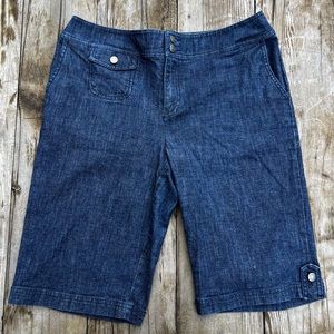 Chico’s Denim Jean Shorts - Lightweight & Perfect Fit!